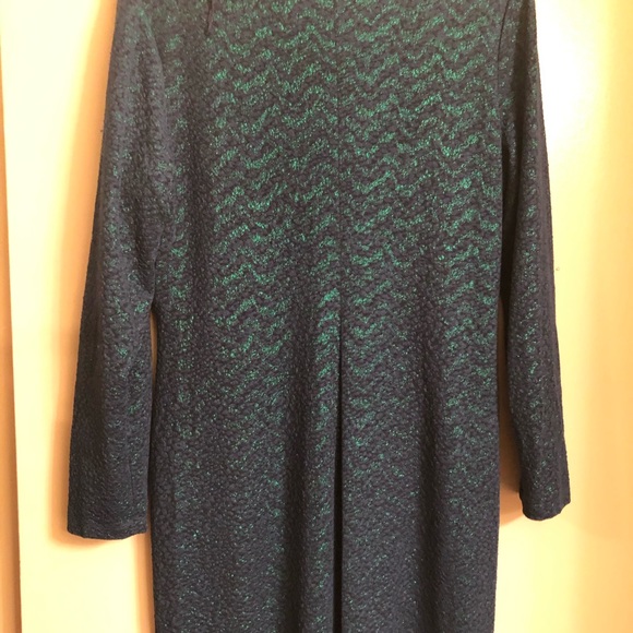 Ronni Nicole Longsleeve Ruched Knot Dress Sz 14 - Picture 6 of 6